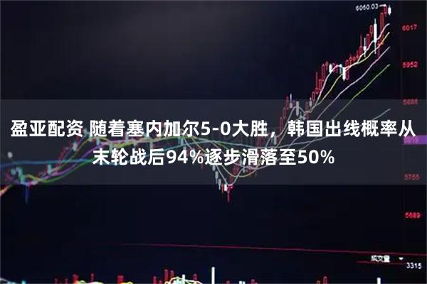 盈亚配资 随着塞内加尔5-0大胜，韩国出线概率从末轮战后94%逐步滑落至50%